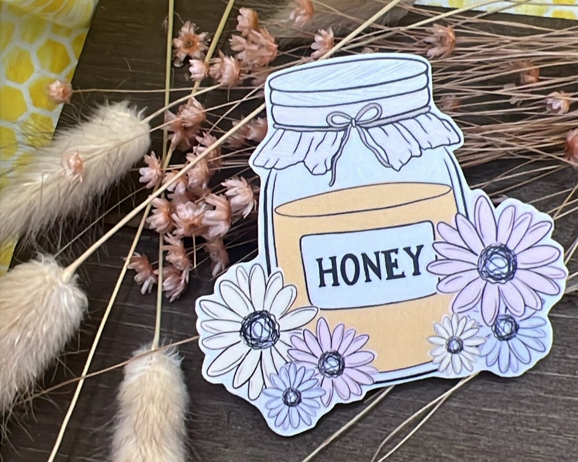 Bee&Blossom | Blue Sticker Set (6)