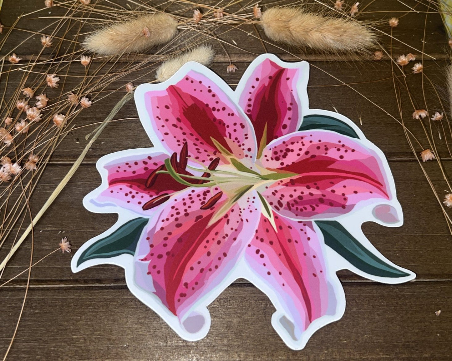 Bee&Blossom Stargazer Lily Sticker