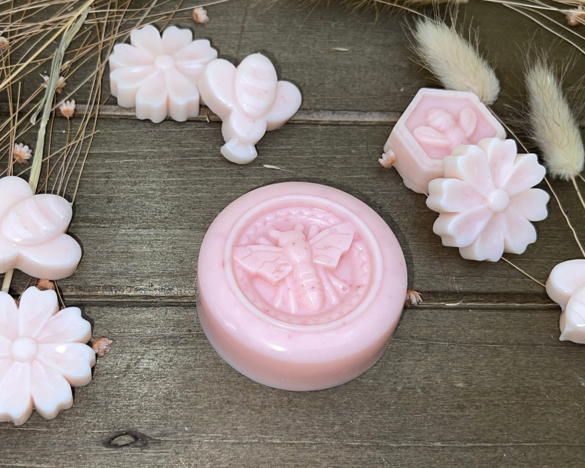 HiveAromas Round Waxmelts | Scented Pink Sugar