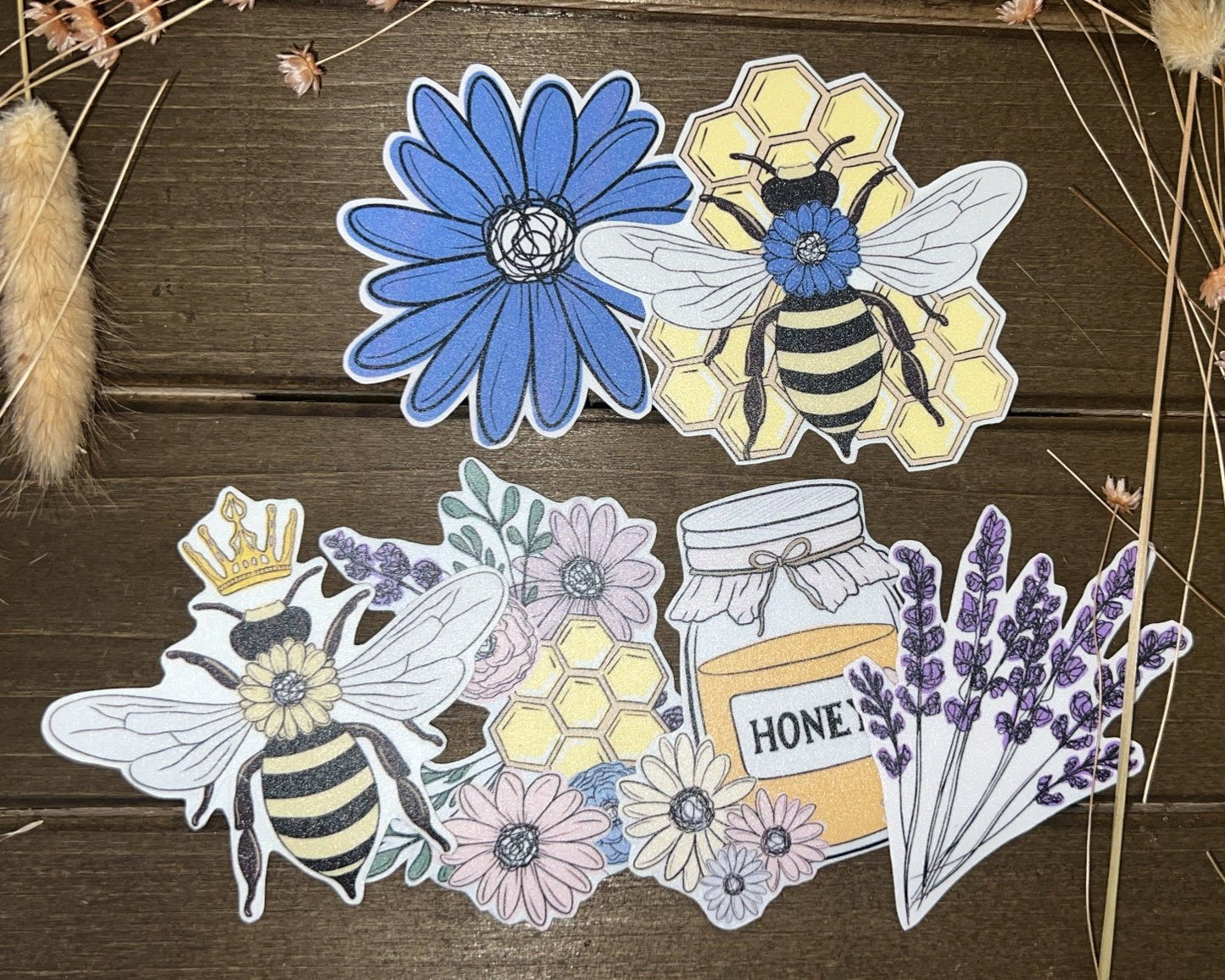 Bee&Blossom | Blue Sticker Set (6)