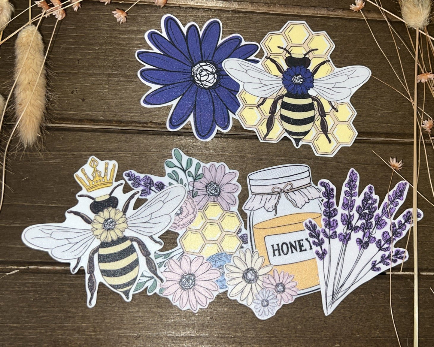 Bee&Blossom | Purple Sticker Set (6)