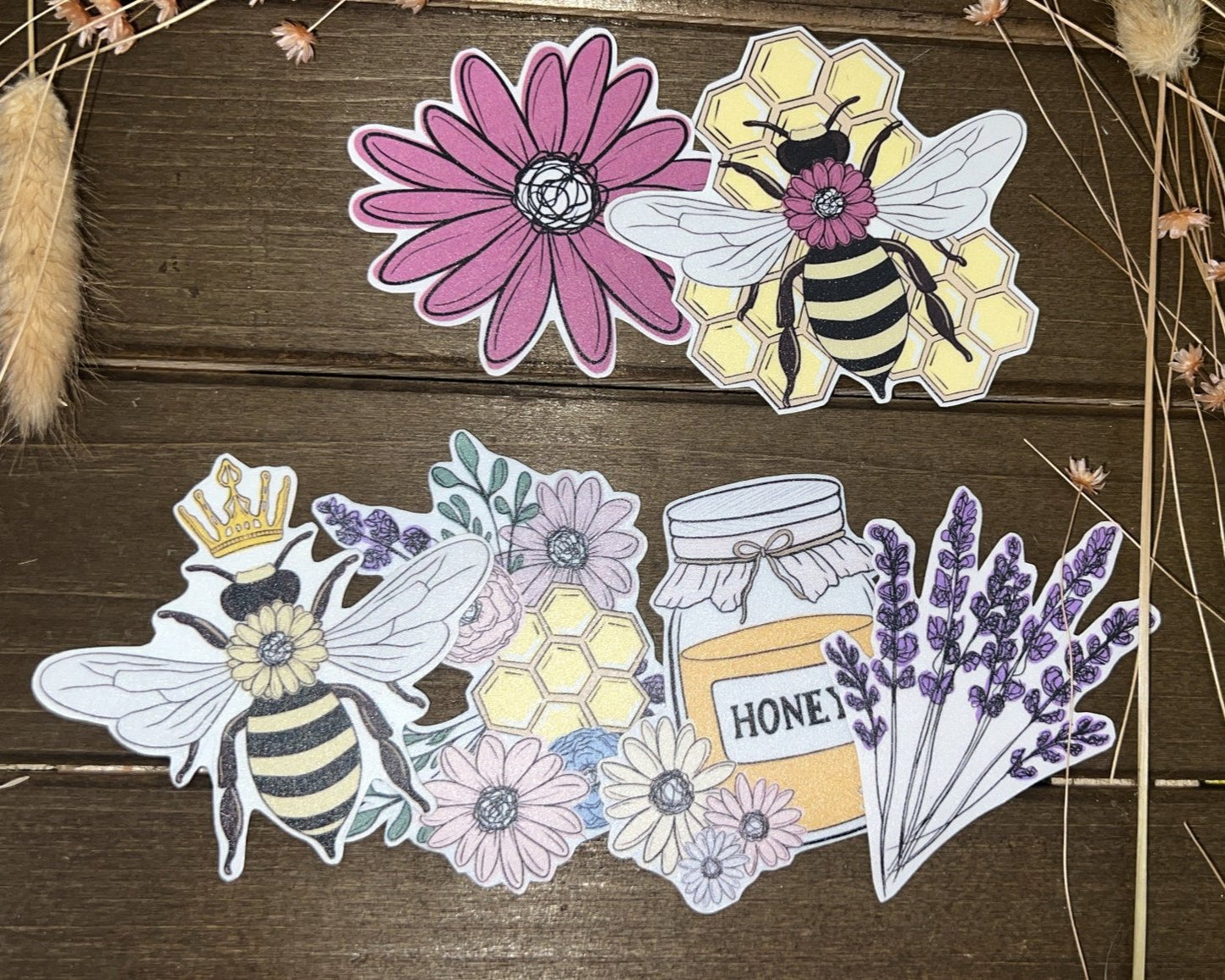 Bee&Blossom | Pink Sticker Set (6)