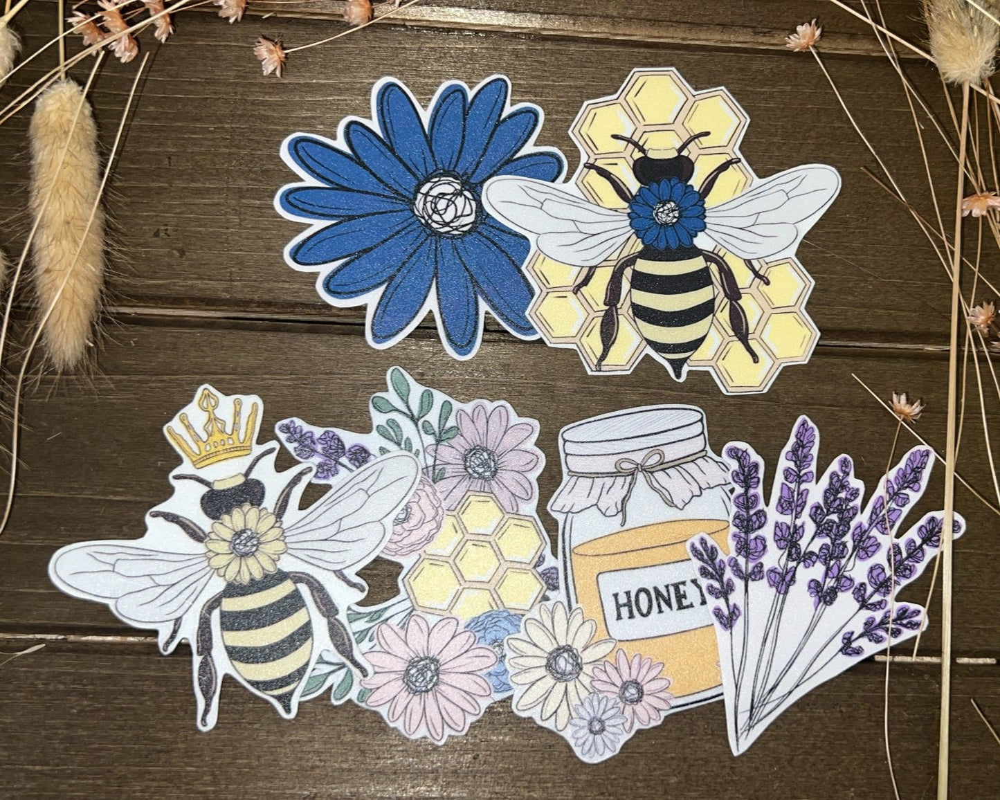 Bee&Blossom | Blue Sticker Set (6)