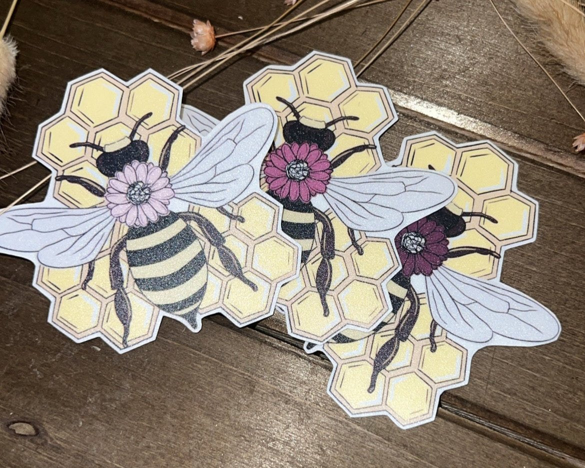 Bee&Blossom | Pink Sticker Set (6)