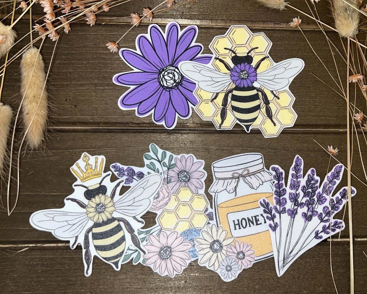 Bee&Blossom | Purple Sticker Set (6)