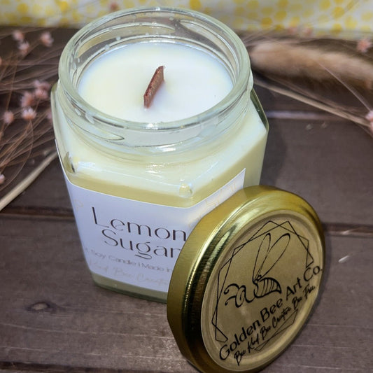 HiveAromas Candle | Scented Lemon Sugar | 6oz